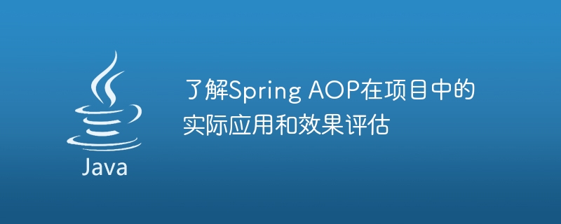 评估Spring AOP在项目中的实际应用和效果-电脑技术网
